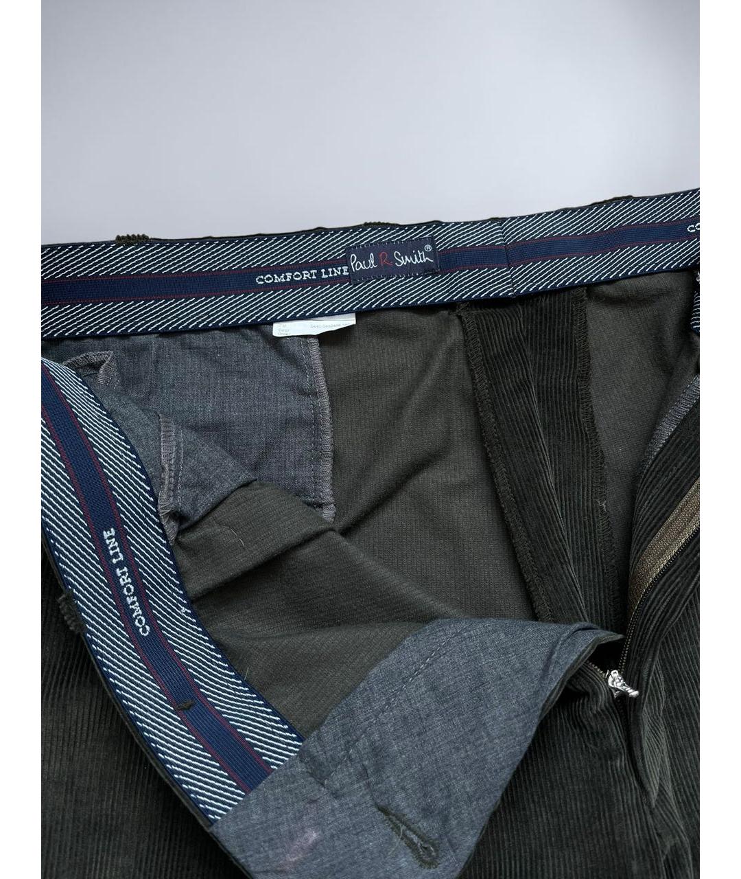 PAUL SMITH Хлопковые классические брюки, фото 3