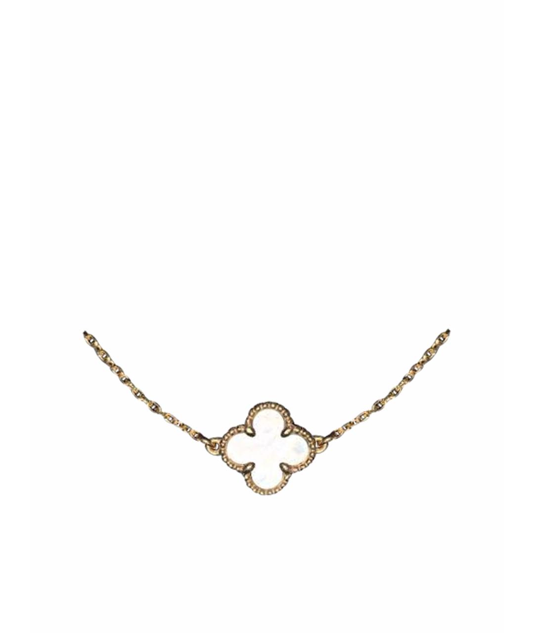 VAN CLEEF & ARPELS Белый браслет из желтого золота, фото 1