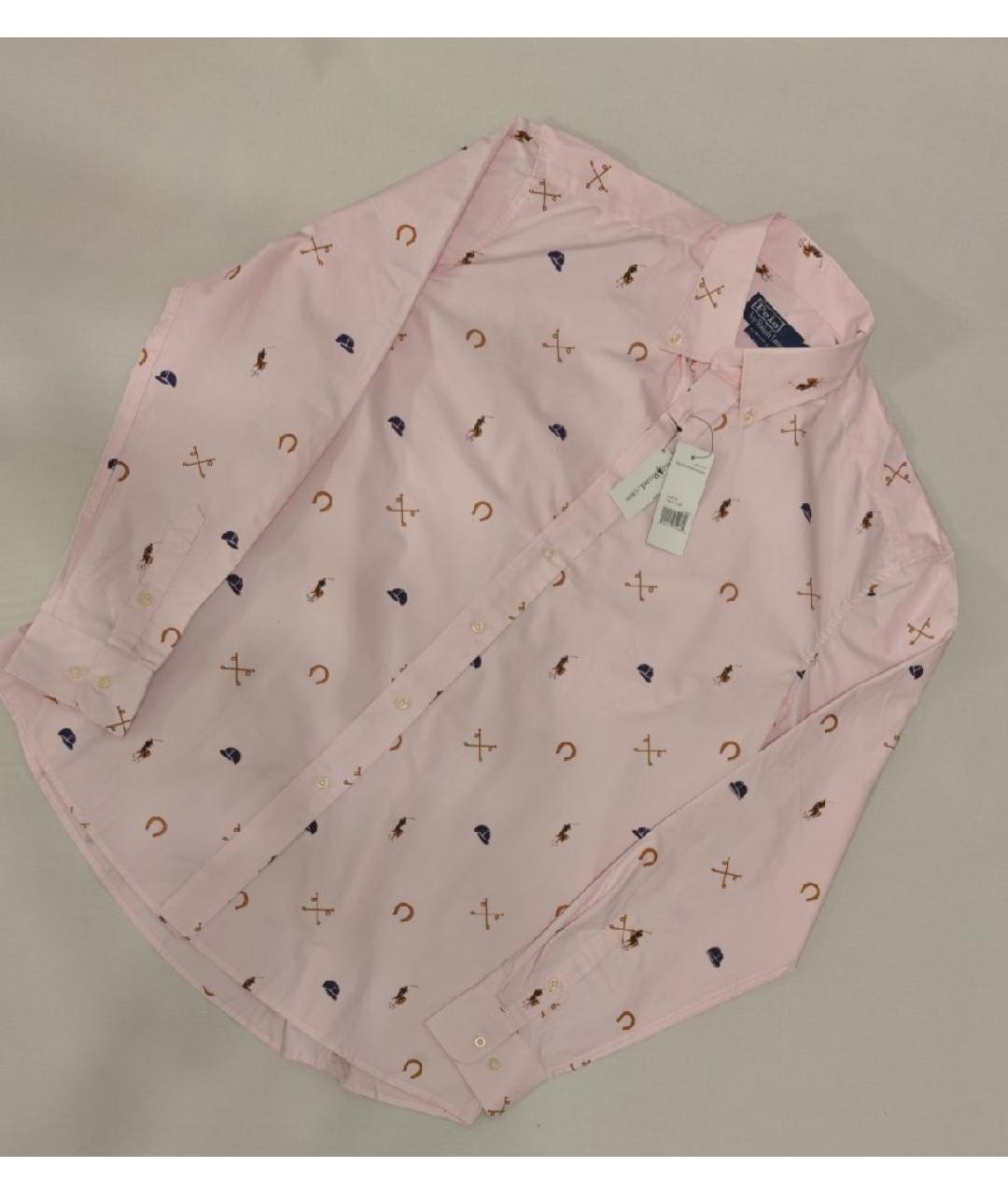 POLO RALPH LAUREN Розовая хлопковая рубашка, фото 2