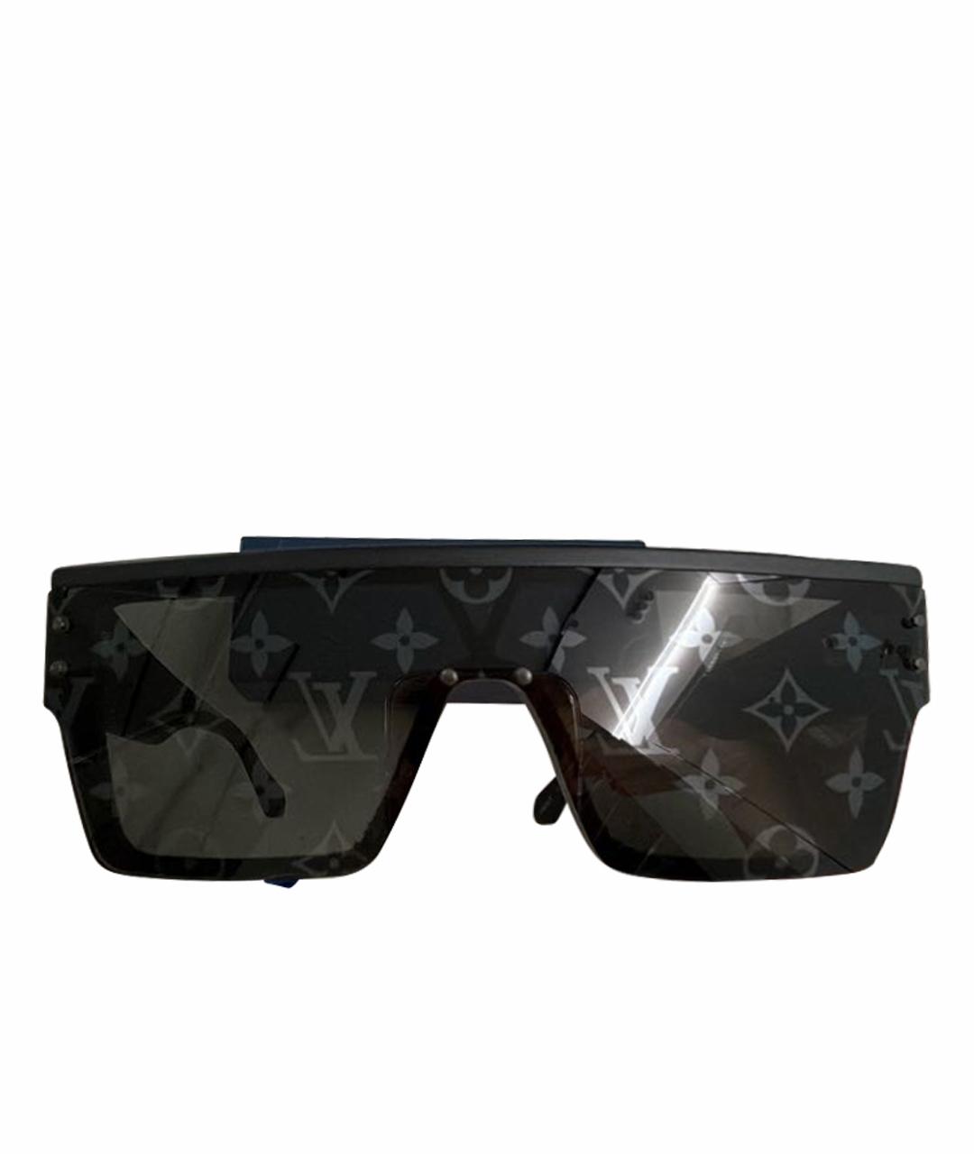 LOUIS VUITTON Черные пластиковые солнцезащитные очки, фото 1