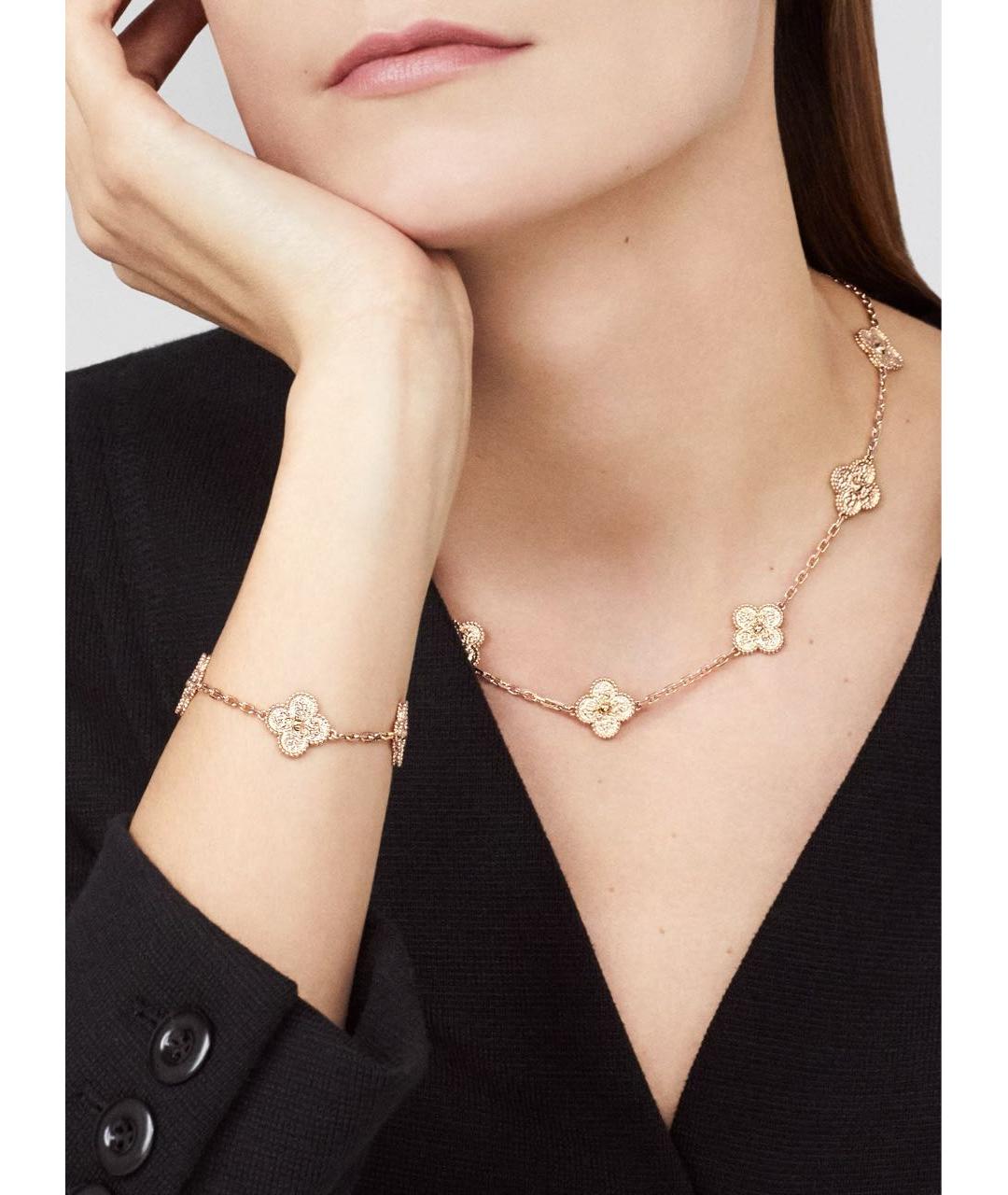 VAN CLEEF & ARPELS Золотое колье из розового золота, фото 2