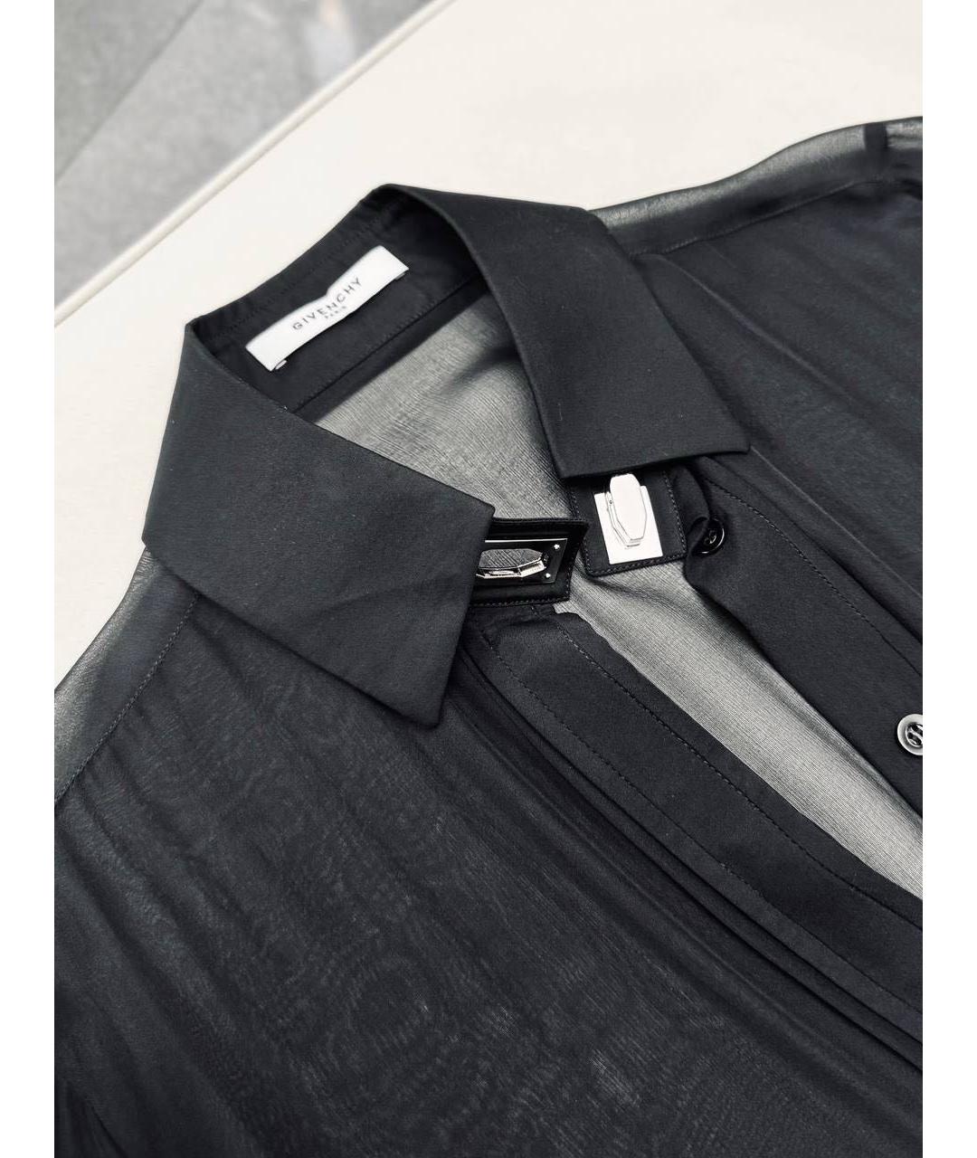 GIVENCHY Черное шелковое повседневное платье, фото 3