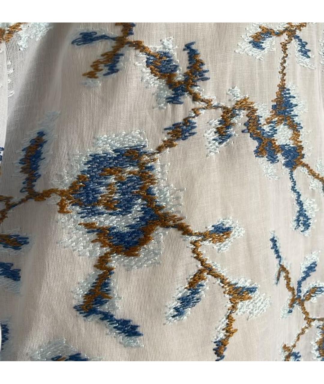 ERMANNO SCERVINO Белая хлопковая рубашка, фото 2