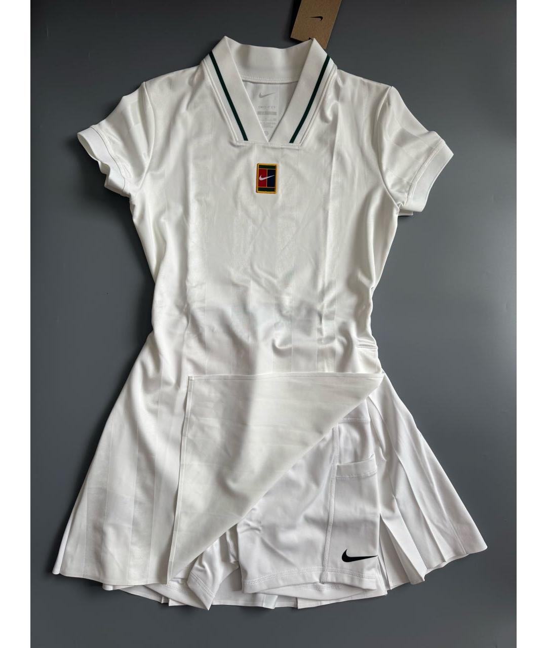 NIKE Белое полиэстеровое платье, фото 2