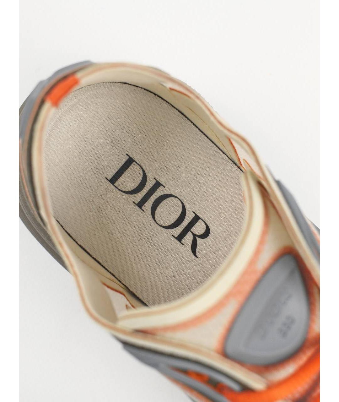 CHRISTIAN DIOR Мульти текстильные низкие кроссовки / кеды, фото 7
