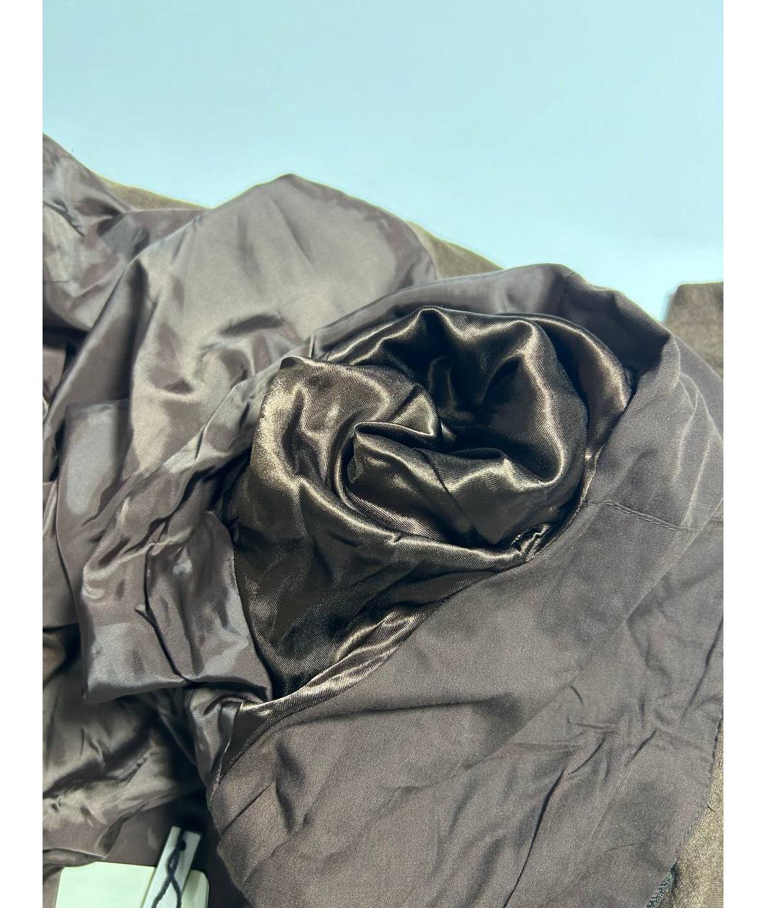 RICK OWENS Коричневая шерстяная куртка, фото 7