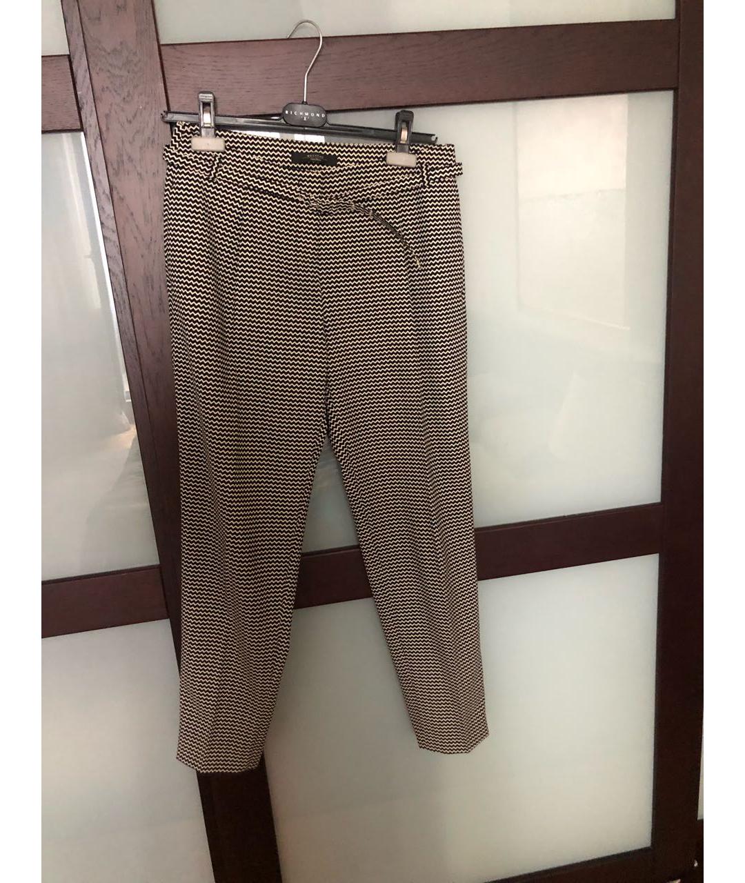 WEEKEND MAX MARA Полиэстеровые прямые брюки, фото 4