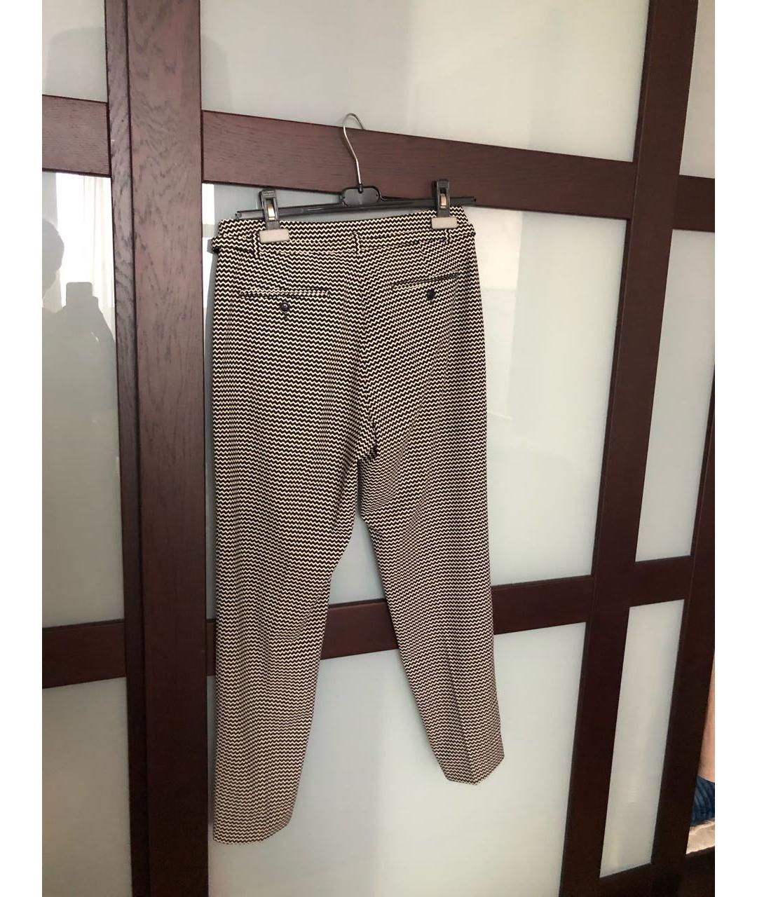 WEEKEND MAX MARA Полиэстеровые прямые брюки, фото 2