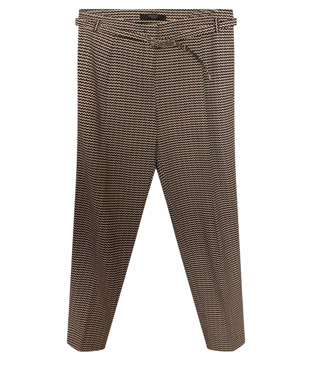 WEEKEND MAX MARA Полиэстеровые прямые брюки, фото 1