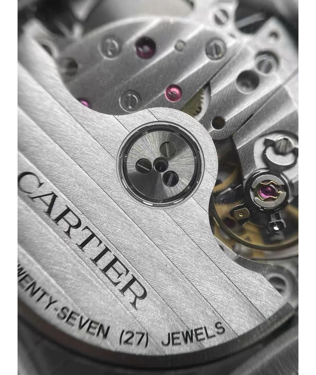 CARTIER Белые часы, фото 7