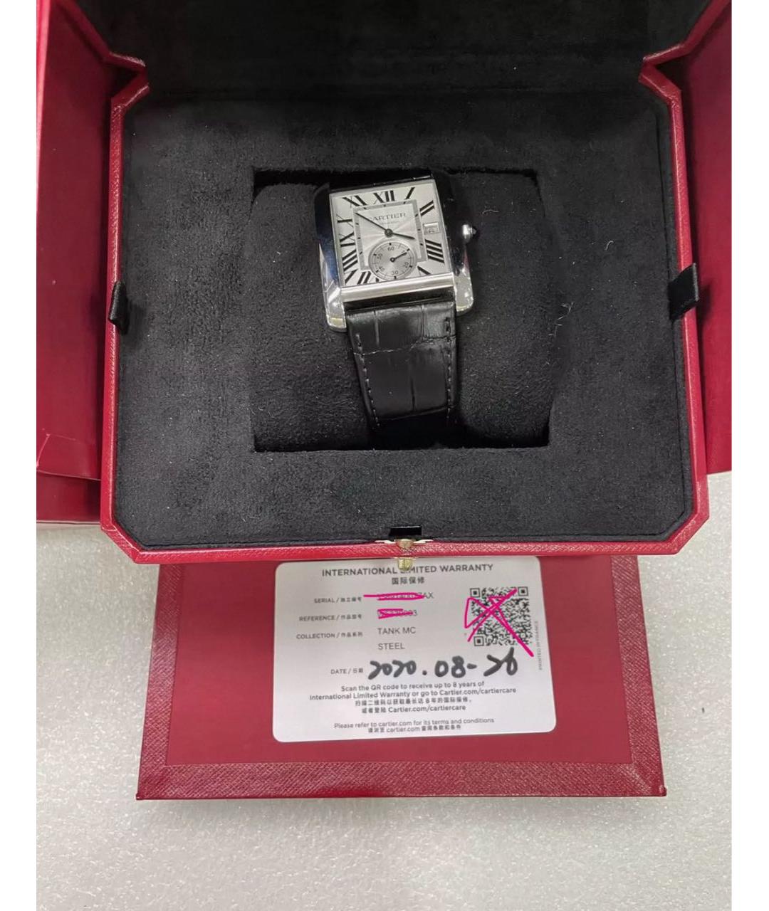 CARTIER Белые часы, фото 9