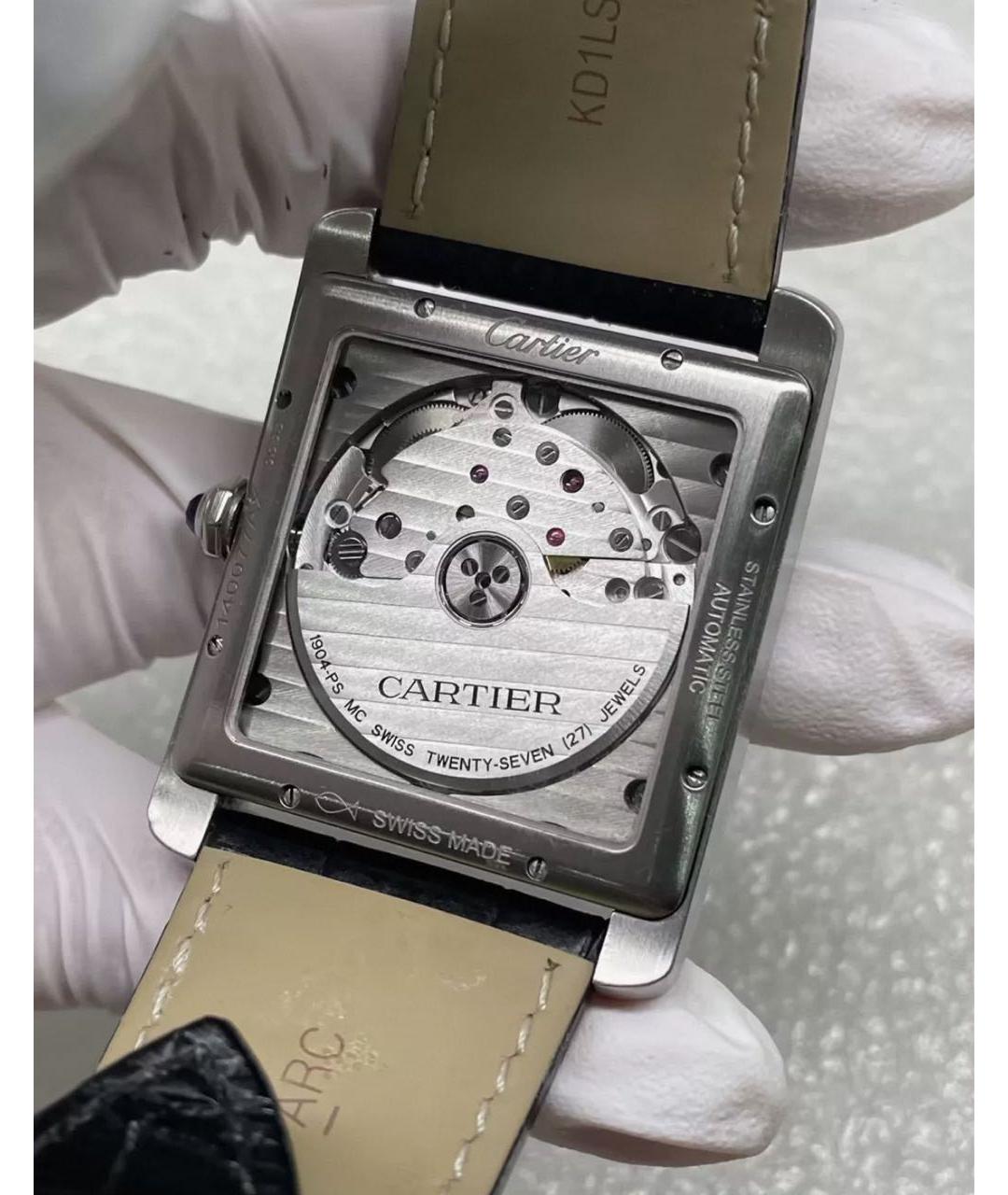 CARTIER Белые часы, фото 6