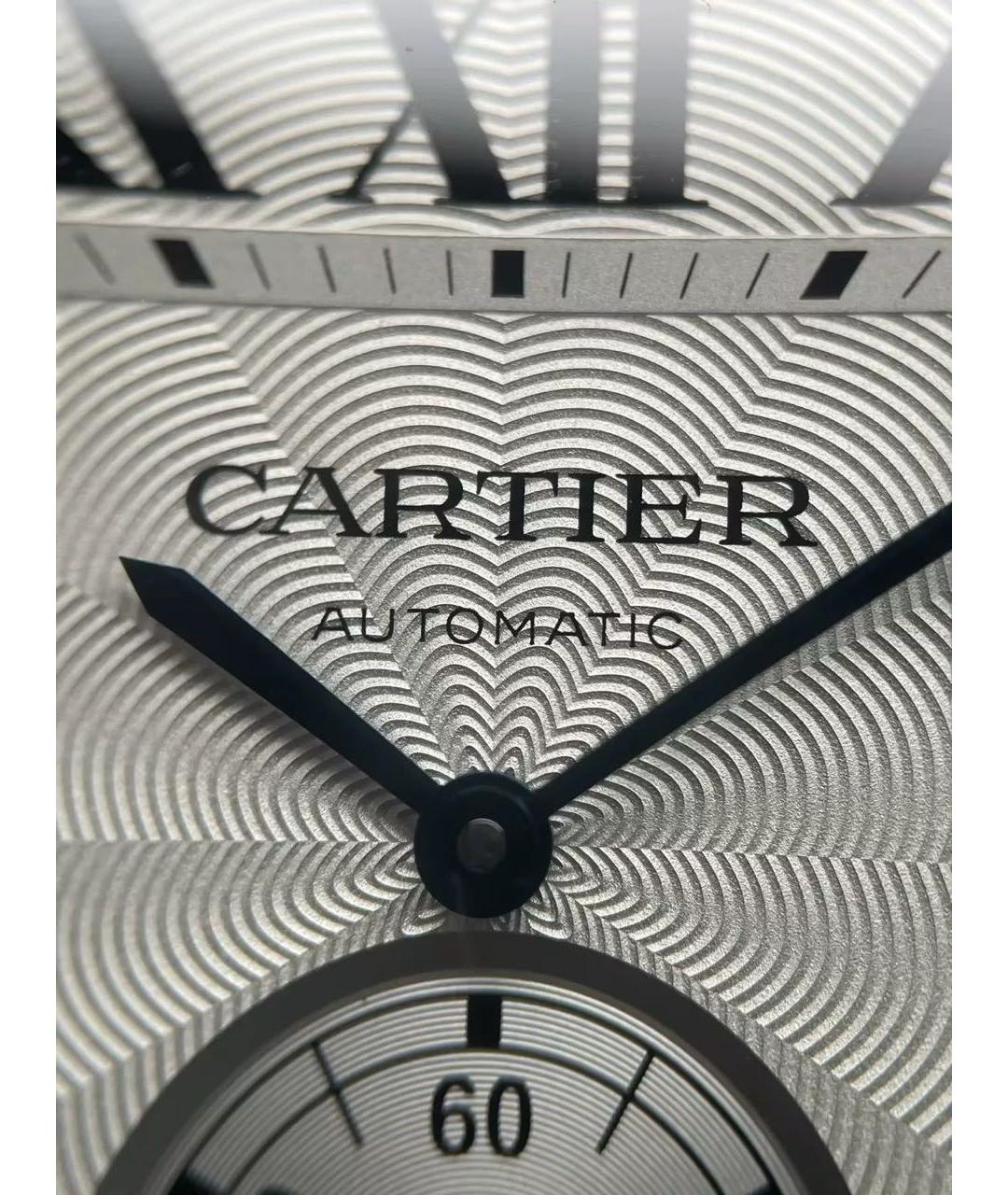 CARTIER Белые часы, фото 8