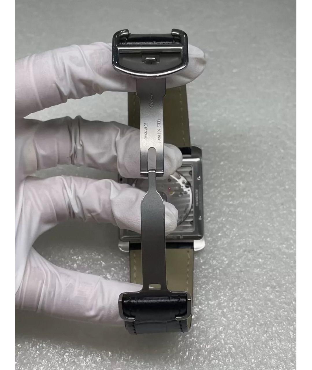CARTIER Белые часы, фото 5