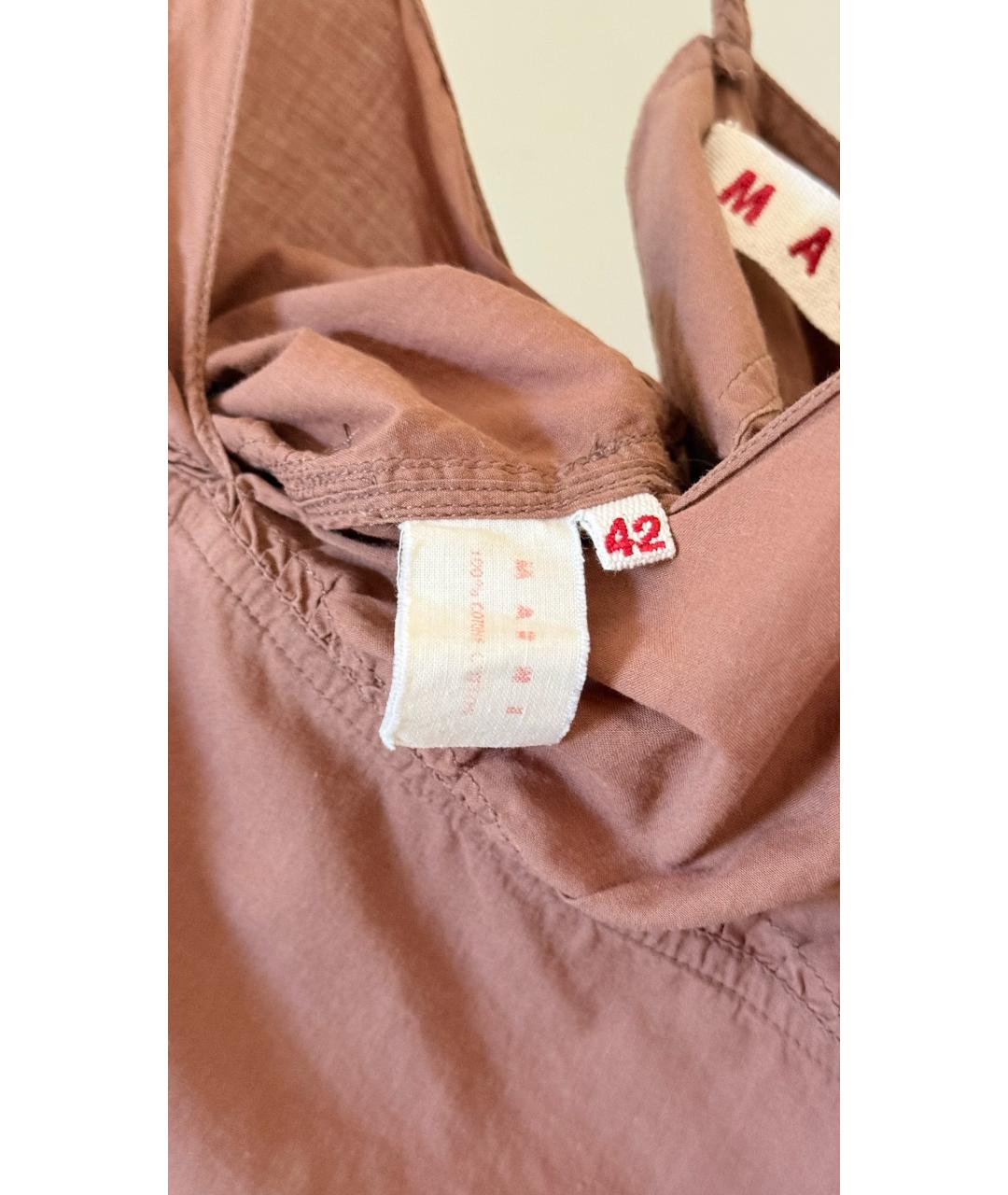 MARNI Бежевая майка, фото 7