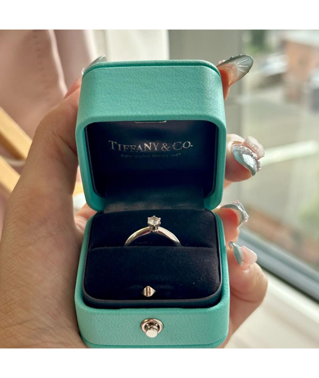 TIFFANY&CO Серебряное кольцо из белого золота, фото 6
