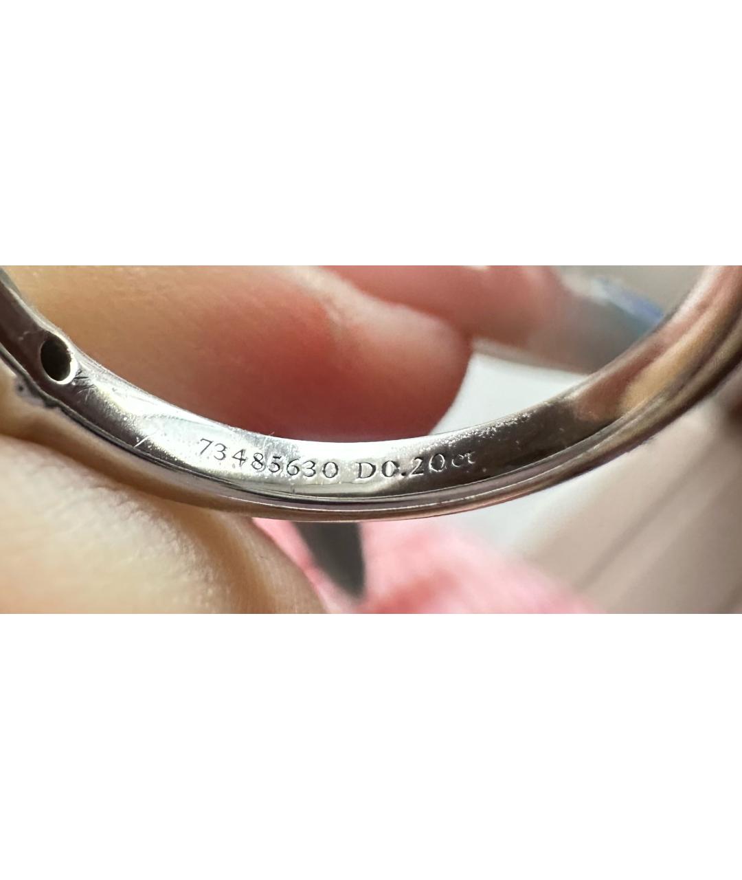 TIFFANY&CO Серебряное кольцо из белого золота, фото 3