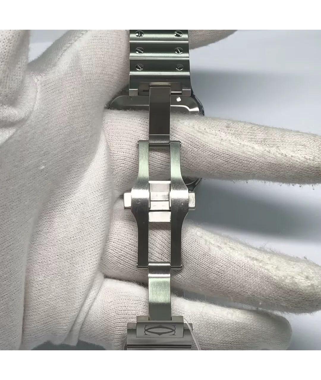 CARTIER Белые часы, фото 7