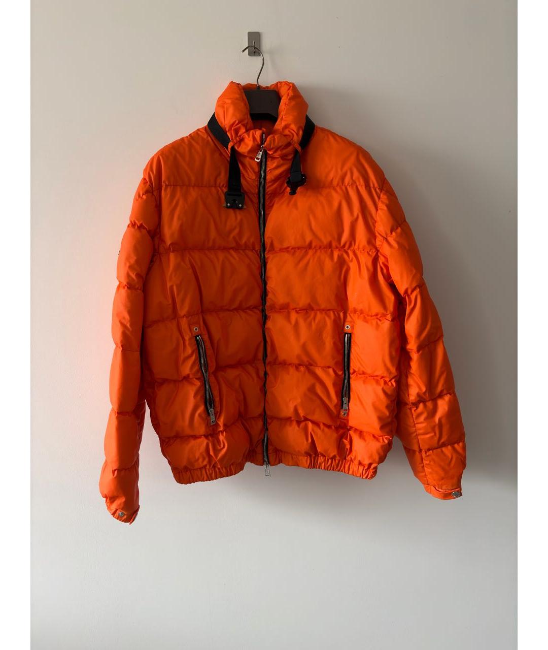 MONCLER Оранжевая куртка, фото 5