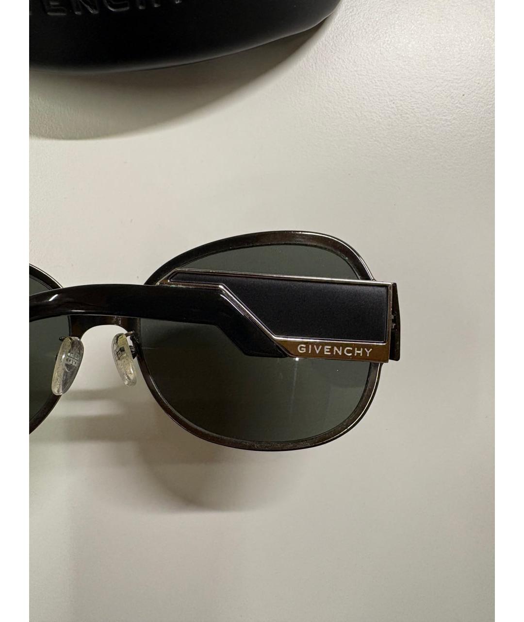 GIVENCHY Черные пластиковые солнцезащитные очки, фото 5
