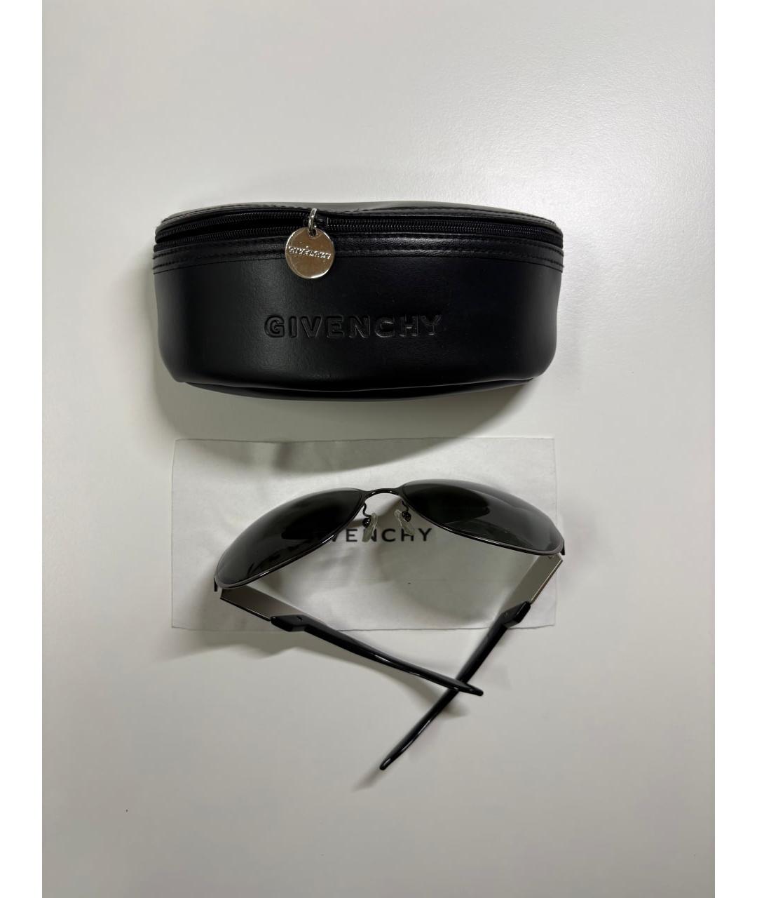 GIVENCHY Черные пластиковые солнцезащитные очки, фото 8