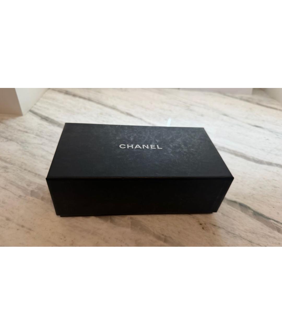 CHANEL Серые металлические солнцезащитные очки, фото 4