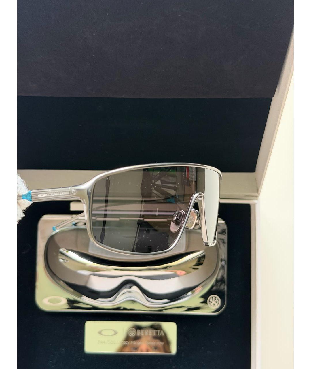 OAKLEY Черные металлические солнцезащитные очки, фото 6
