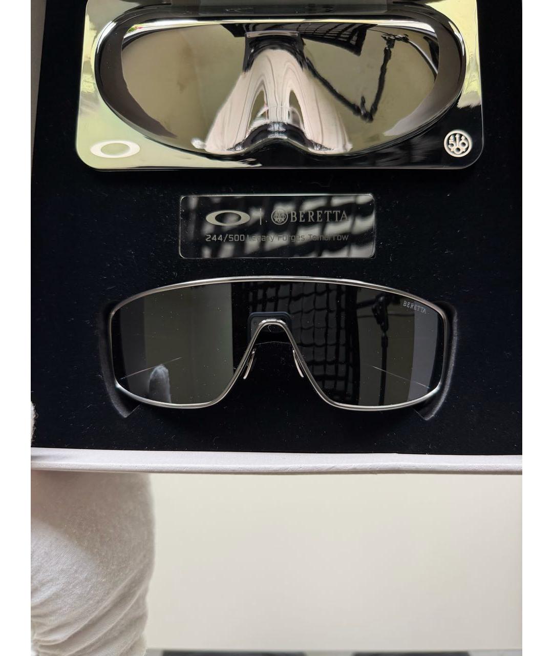OAKLEY Черные металлические солнцезащитные очки, фото 9