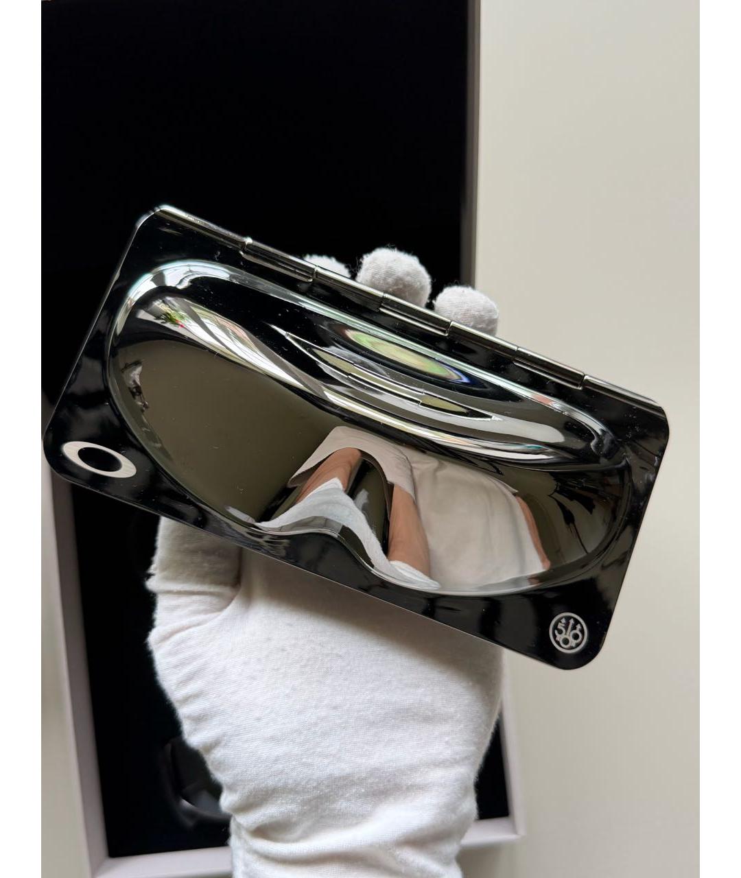 OAKLEY Черные металлические солнцезащитные очки, фото 2