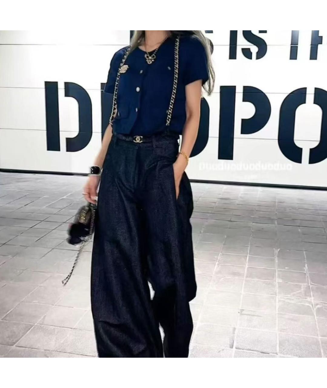 CHANEL Черный кожаный ремень, фото 4
