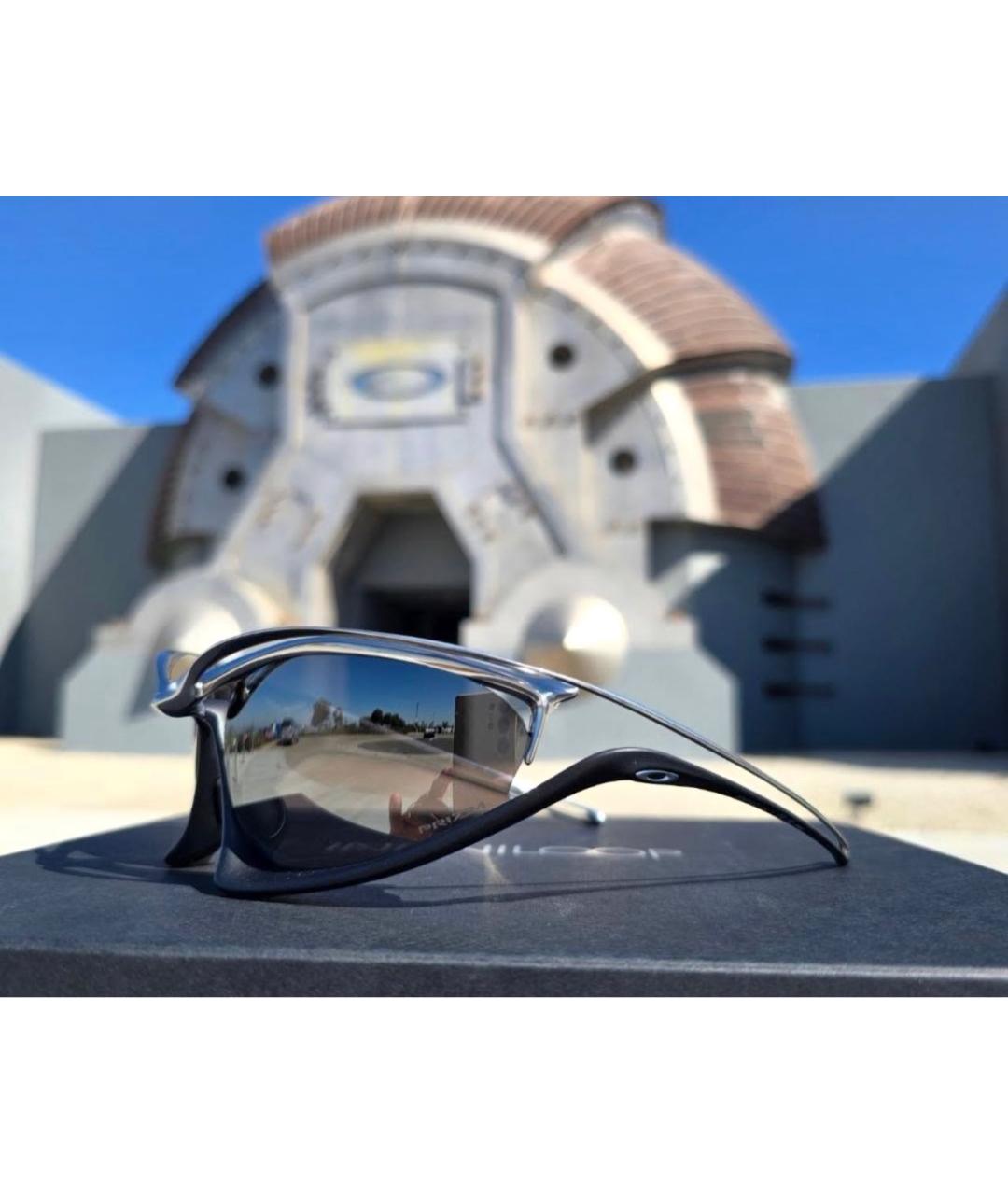 OAKLEY Черные металлические солнцезащитные очки, фото 6