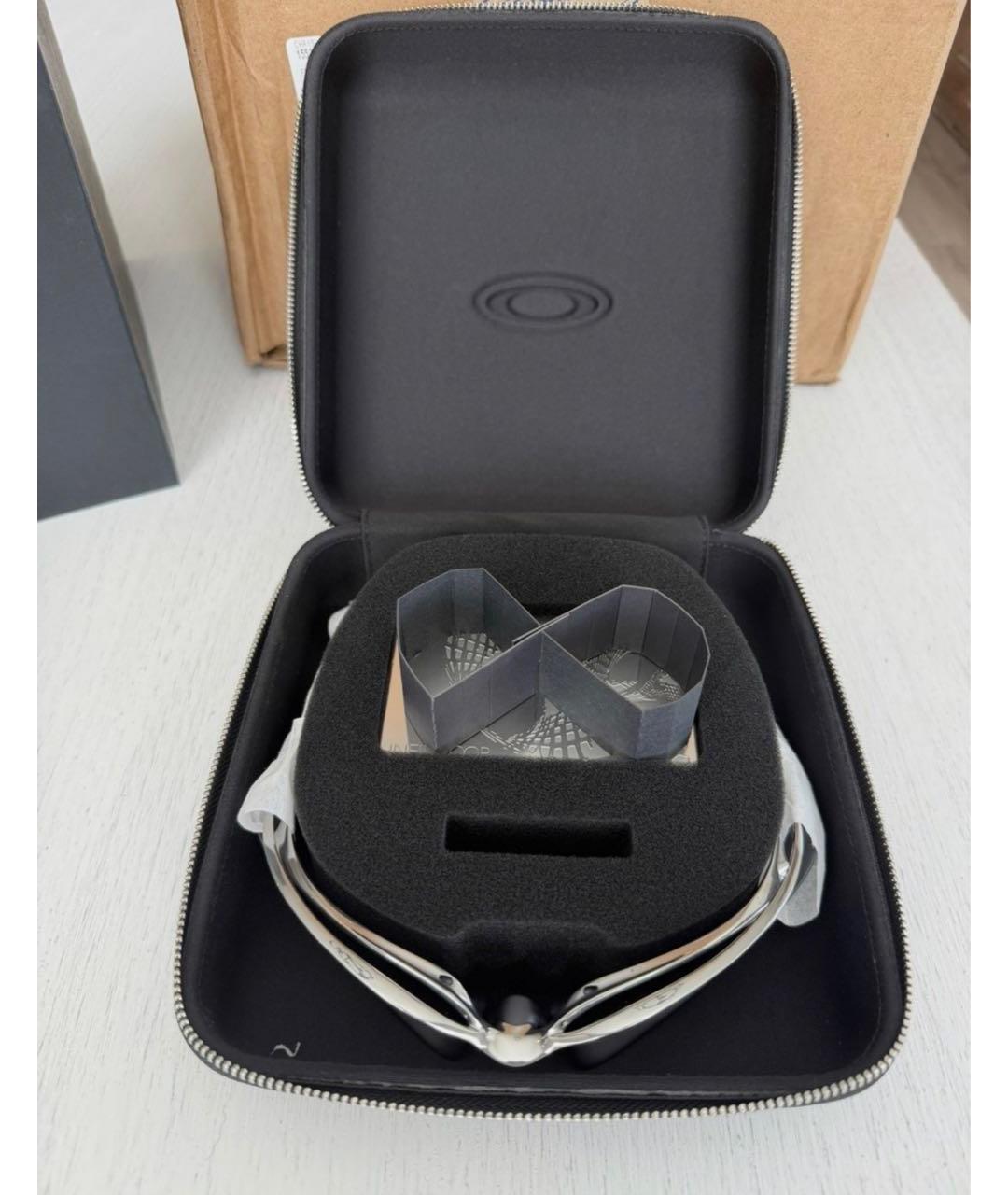 OAKLEY Черные металлические солнцезащитные очки, фото 7