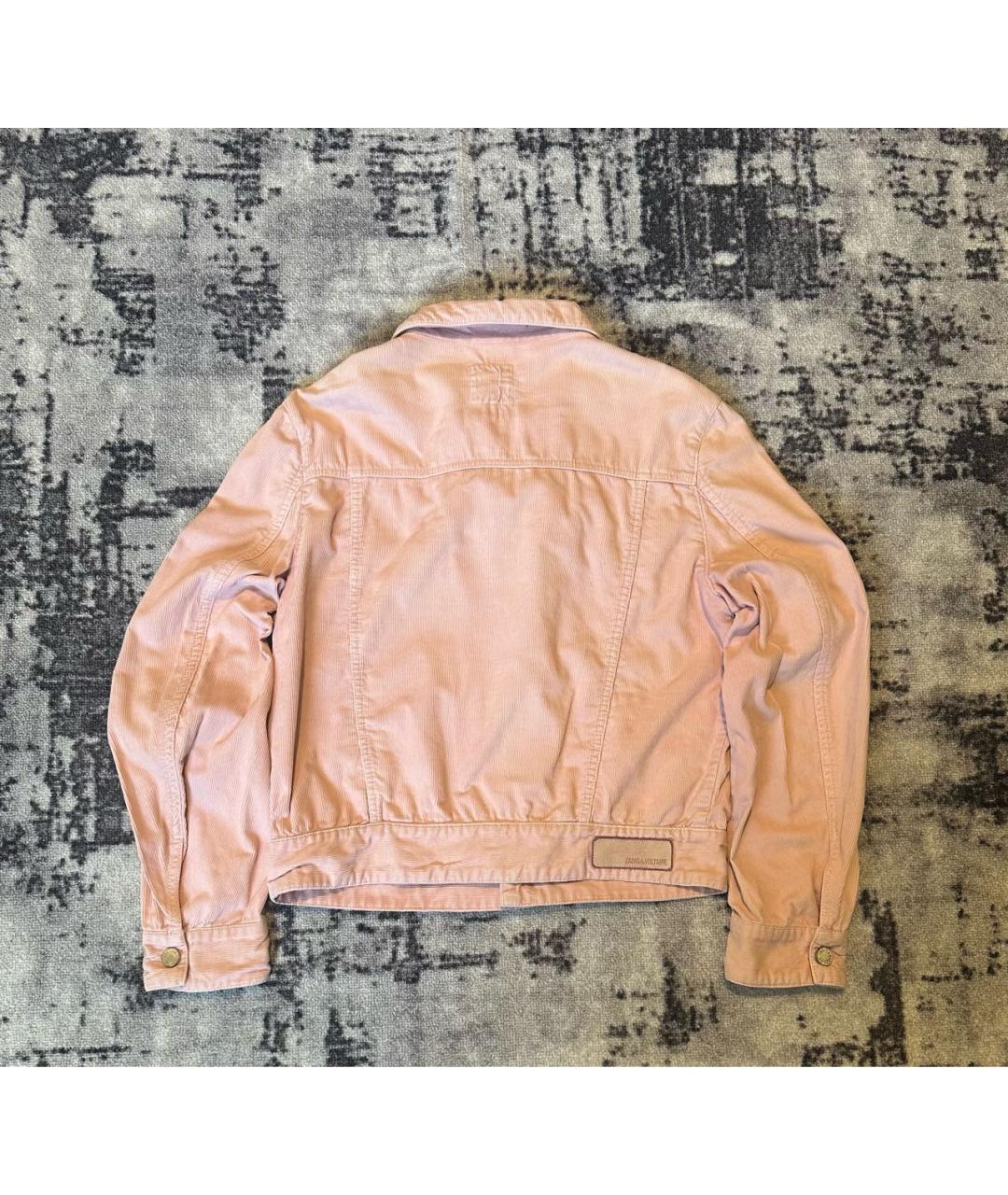 ZADIG & VOLTAIRE Розовая хлопковая куртка, фото 2