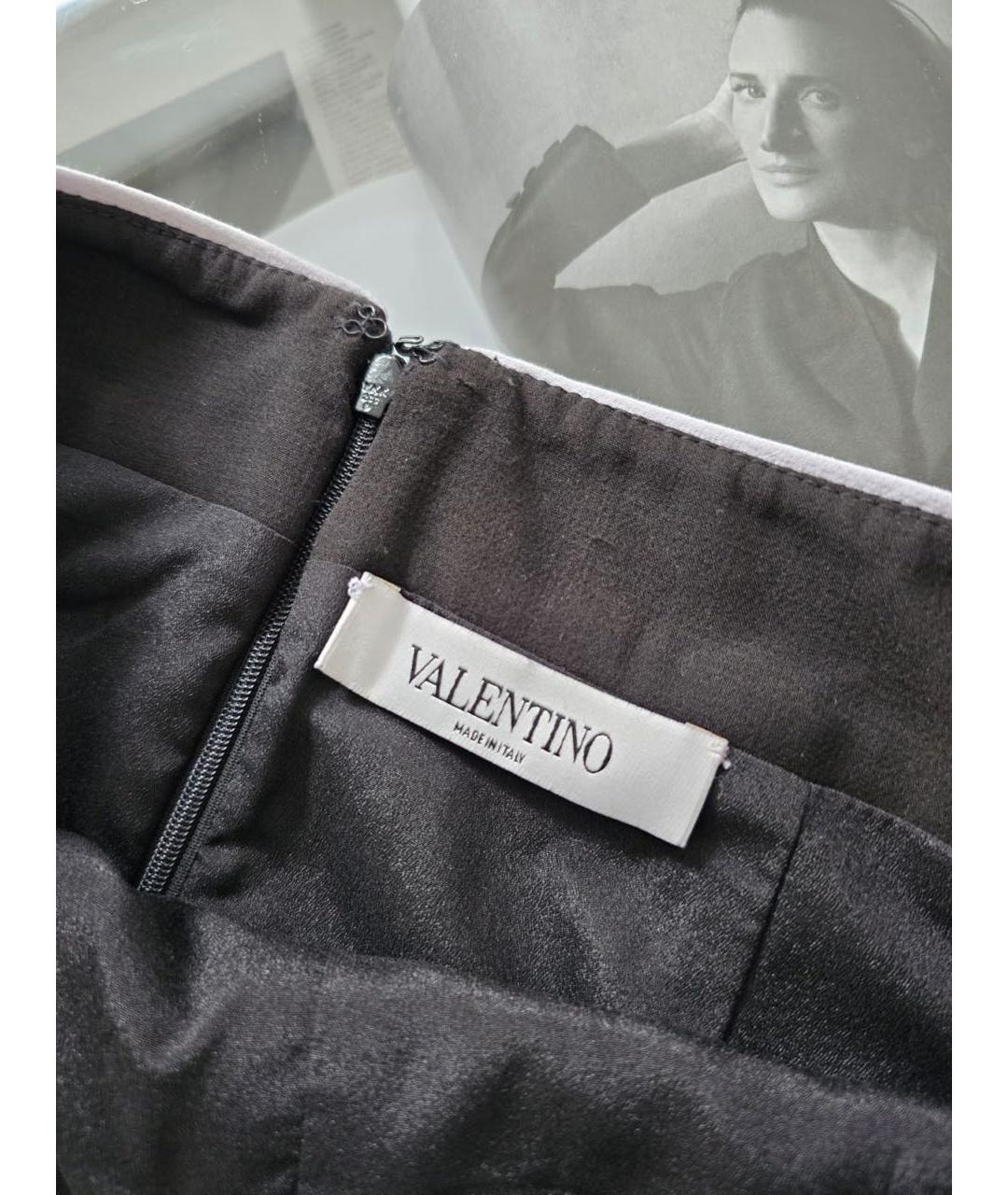 VALENTINO Черная юбка миди, фото 6
