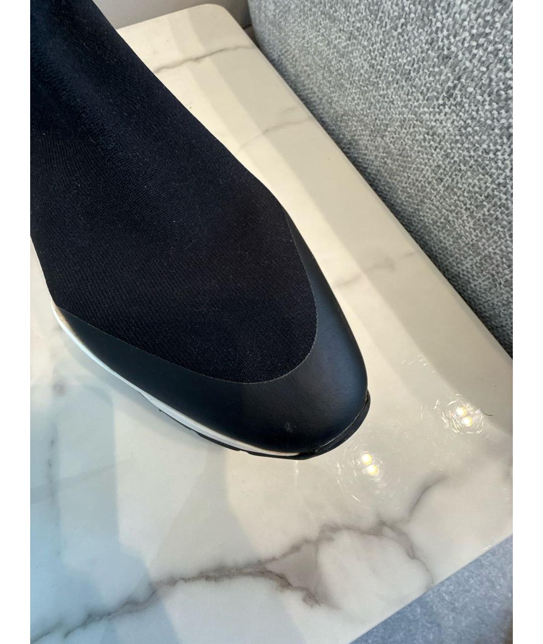 JIMMY CHOO Черные текстильные кроссовки, фото 7
