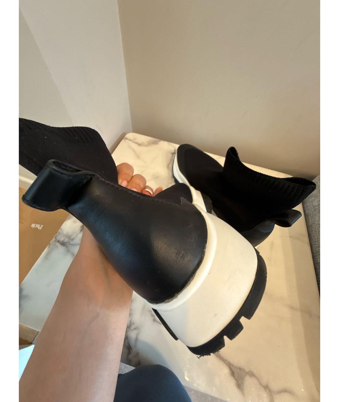JIMMY CHOO Черные текстильные кроссовки, фото 5