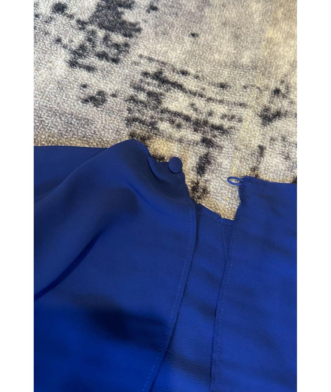 ACNE STUDIOS Синее полиэстеровое повседневное платье, фото 4