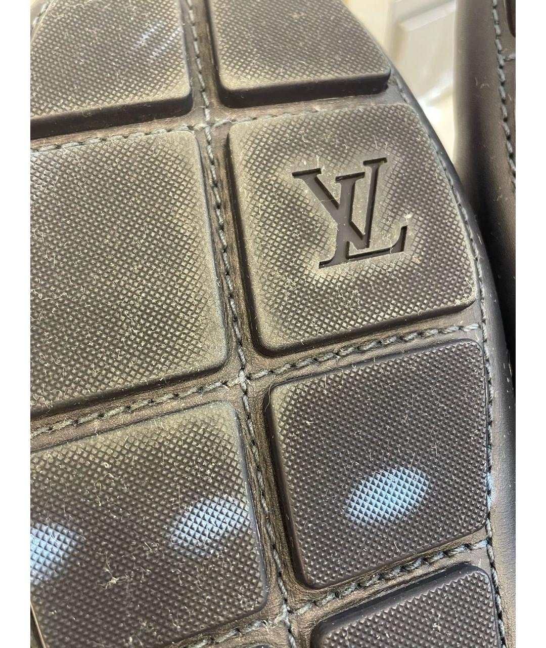 LOUIS VUITTON Белые кожаные мокасины, фото 7