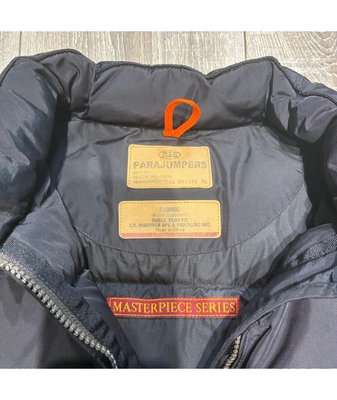PARAJUMPERS Черный нейлоновый пуховик, фото 2