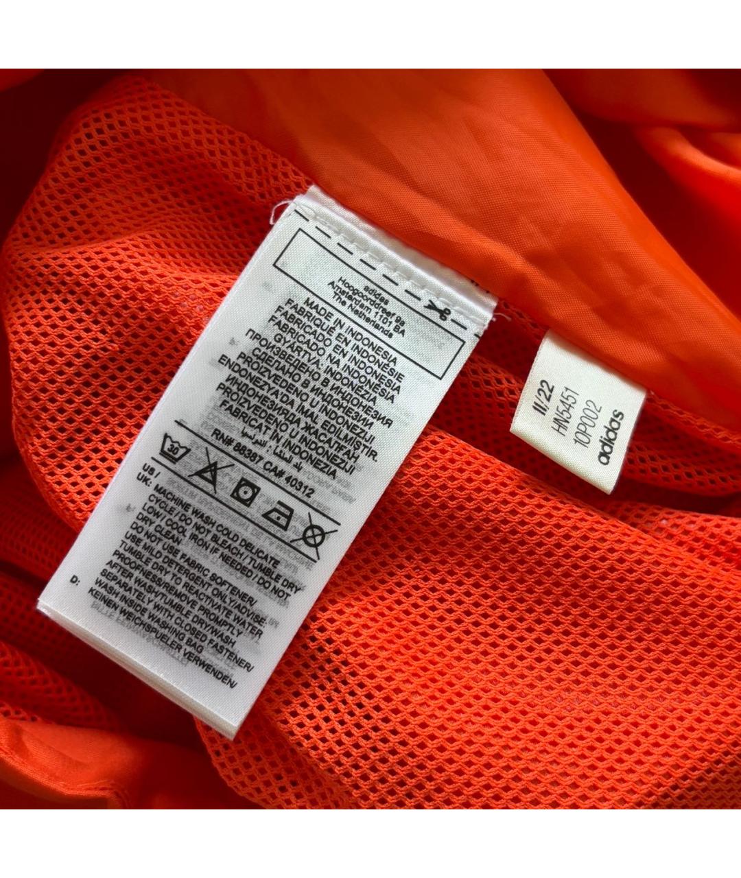 ADIDAS Оранжевая полиэстеровая куртка, фото 7