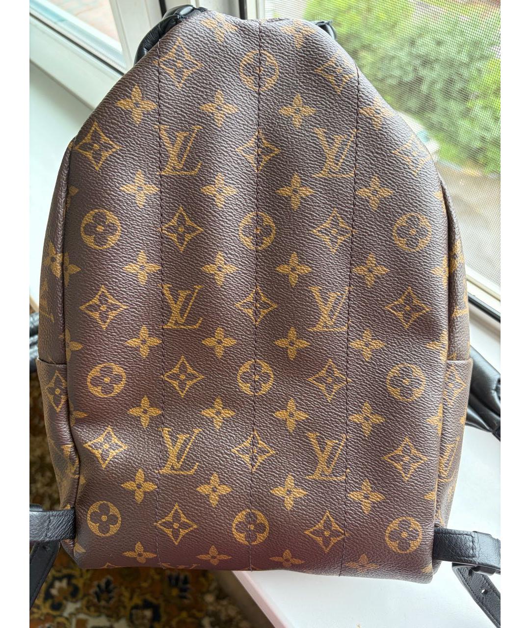 LOUIS VUITTON Коричневый канва рюкзак, фото 2