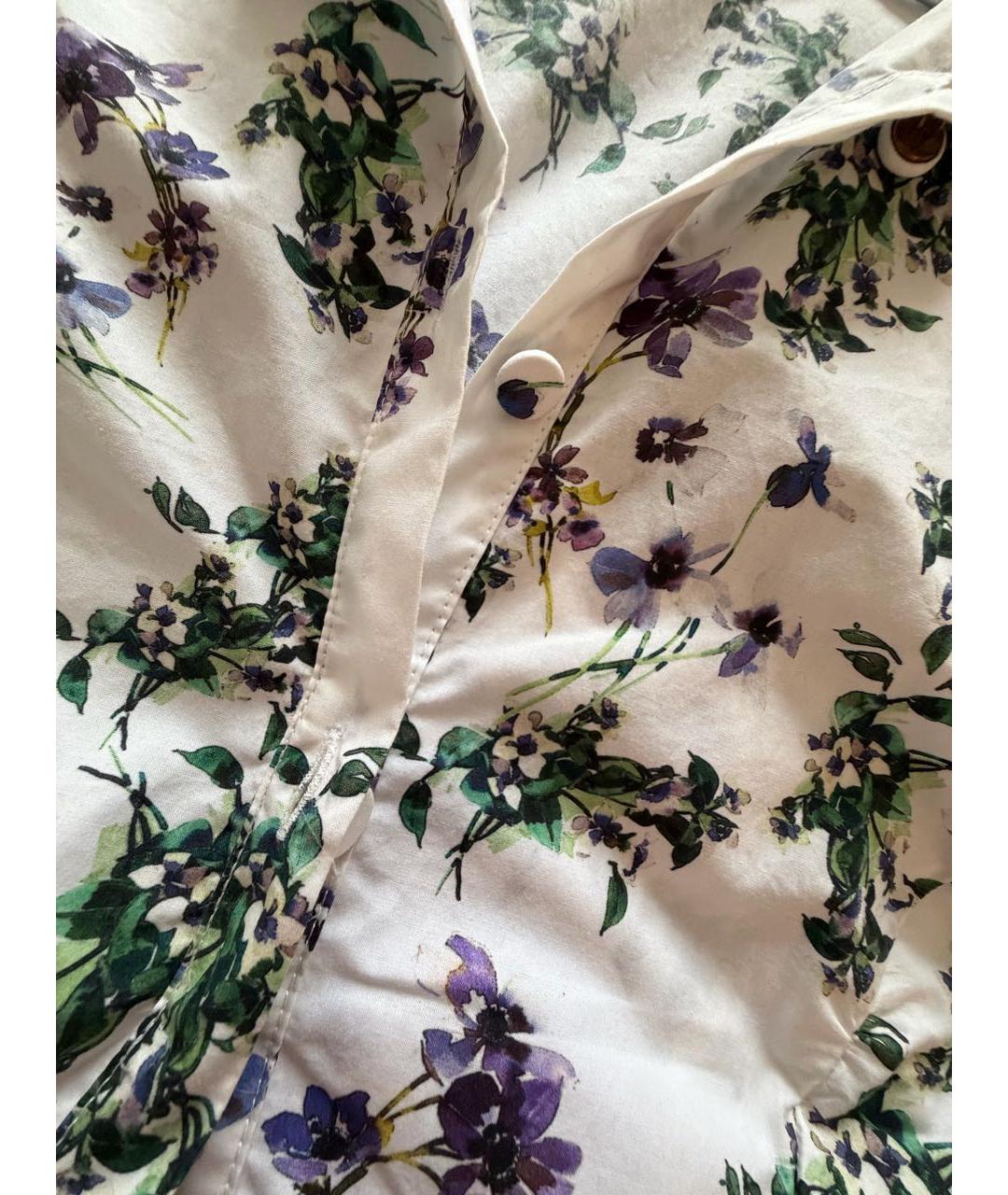 BLUMARINE Белое хлопковое платье, фото 4