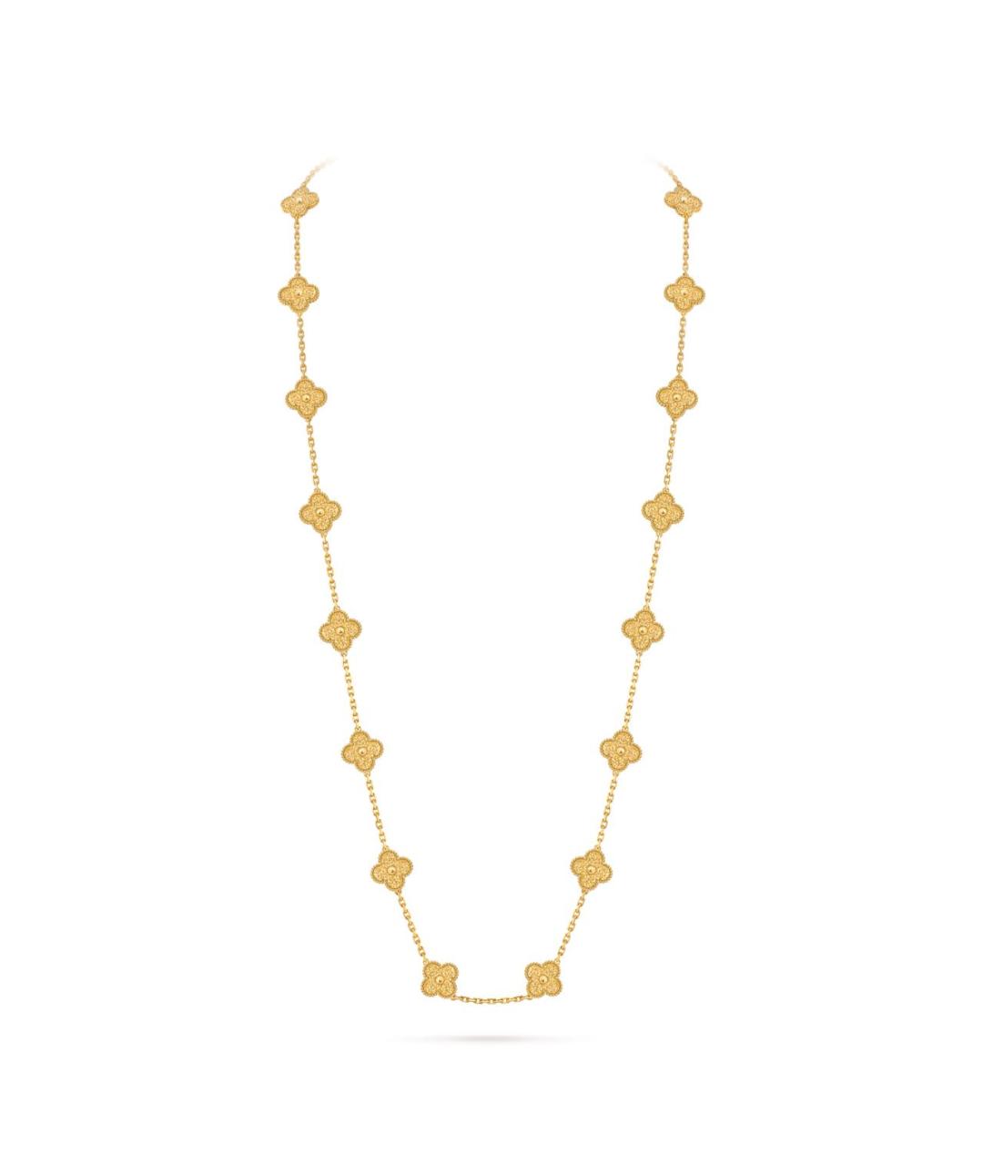 VAN CLEEF & ARPELS Золотое колье из желтого золота, фото 1