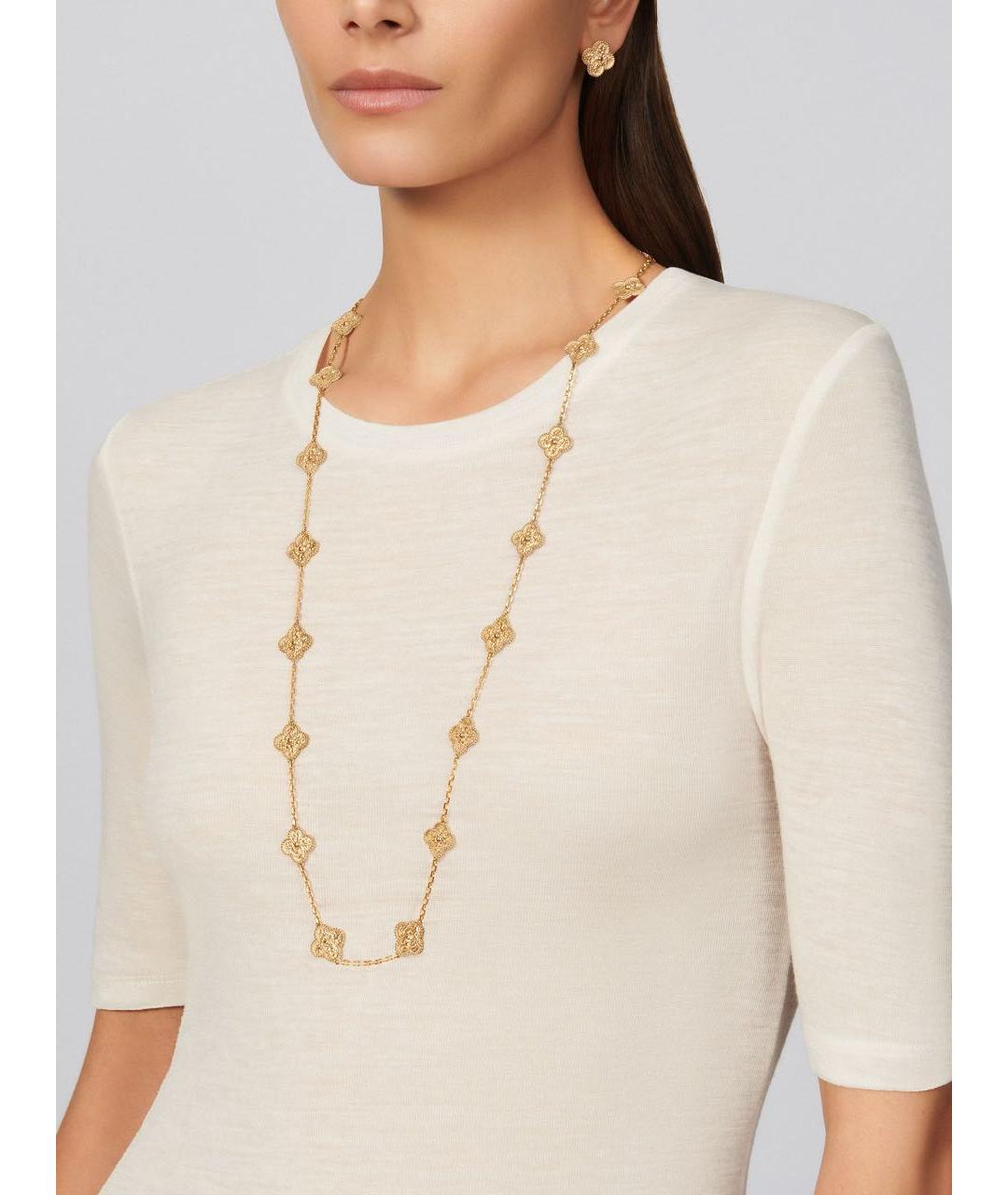 VAN CLEEF & ARPELS Золотое колье из желтого золота, фото 3