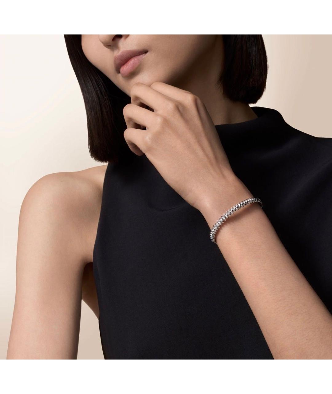 CARTIER Серебряный браслет из белого золота, фото 5