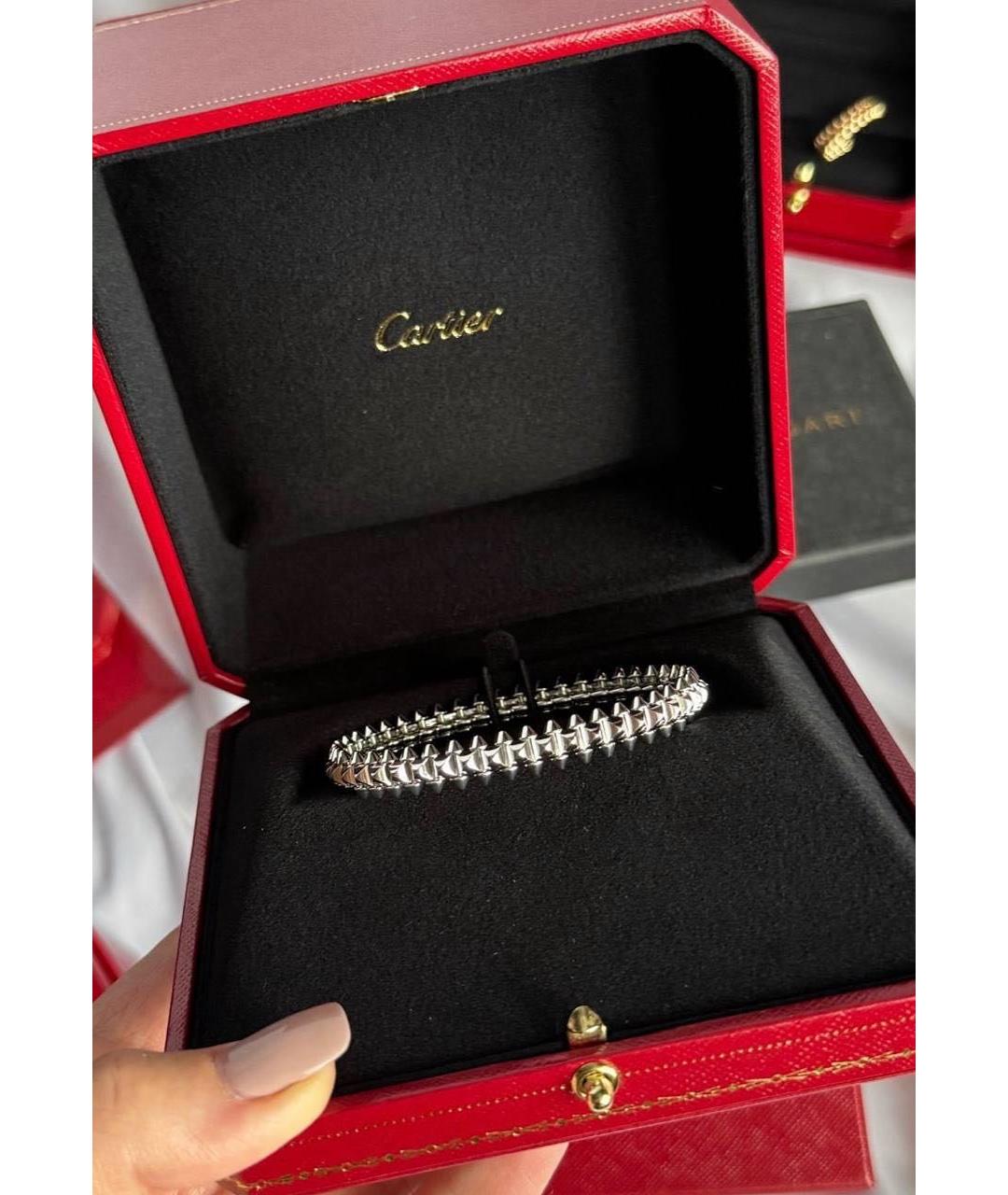 CARTIER Серебряный браслет из белого золота, фото 2