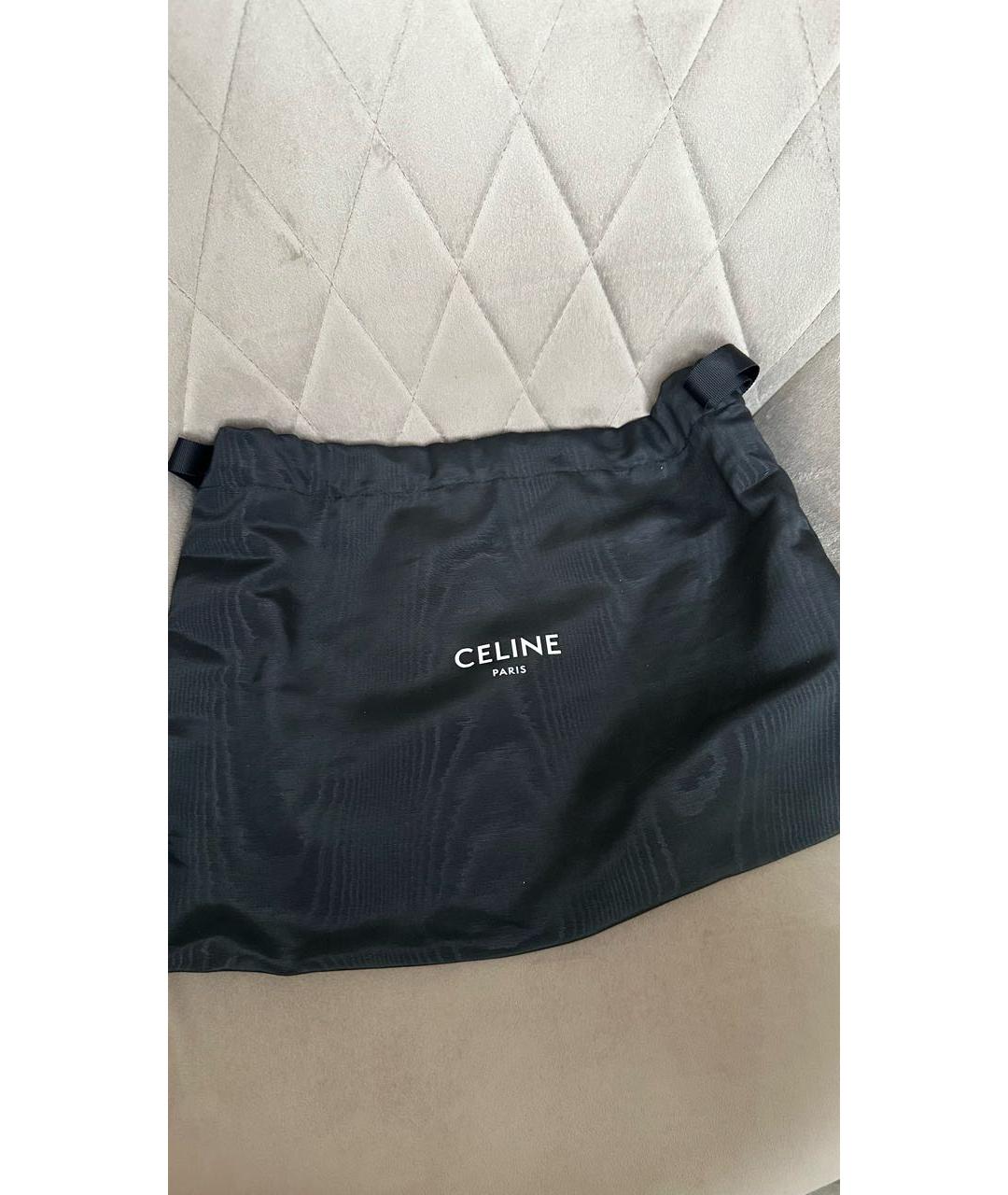 CELINE Бежевые кожаные босоножки, фото 5