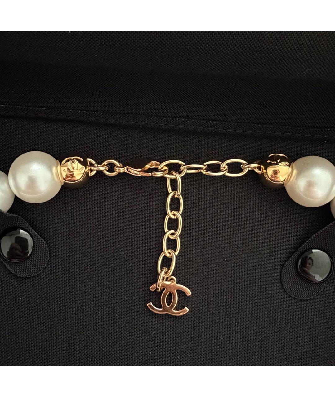 CHANEL Белое жемчужное колье, фото 3