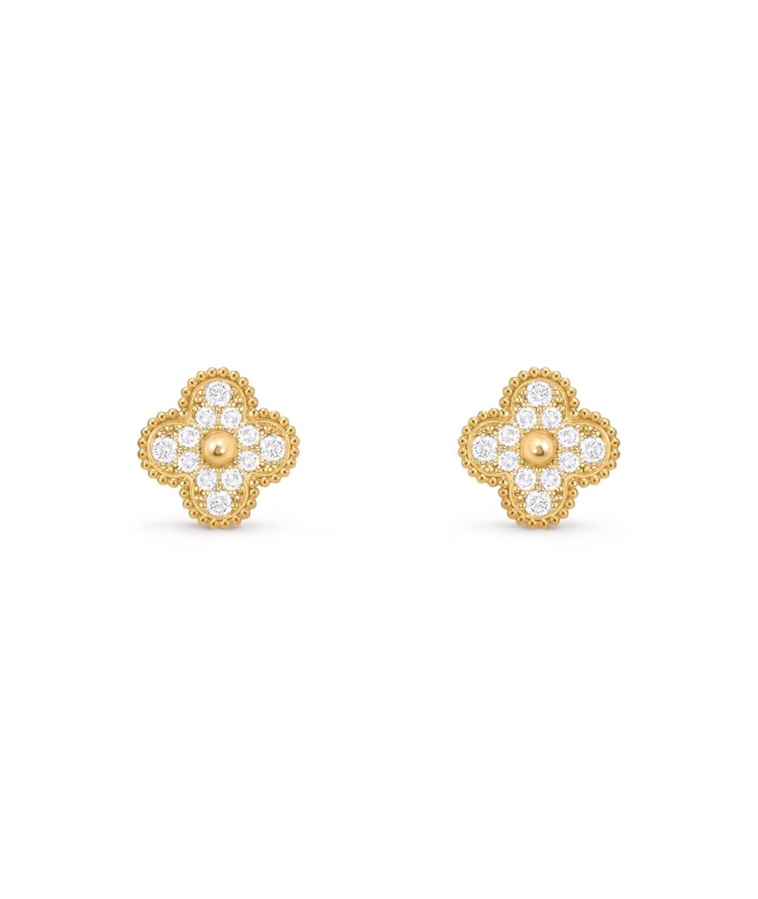 VAN CLEEF & ARPELS Золотые серьги из желтого золота, фото 1