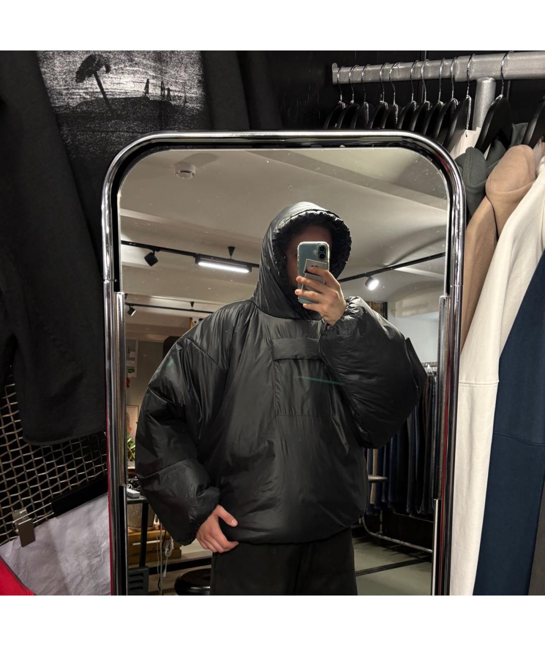 YEEZY Черная синтетическая куртка, фото 2
